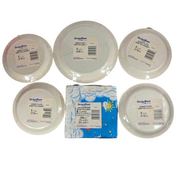 DesignWare Care Bears Party Plates 40ct 7in 9in + 16ct Napkins New Made in USA - Picture 2 of 5